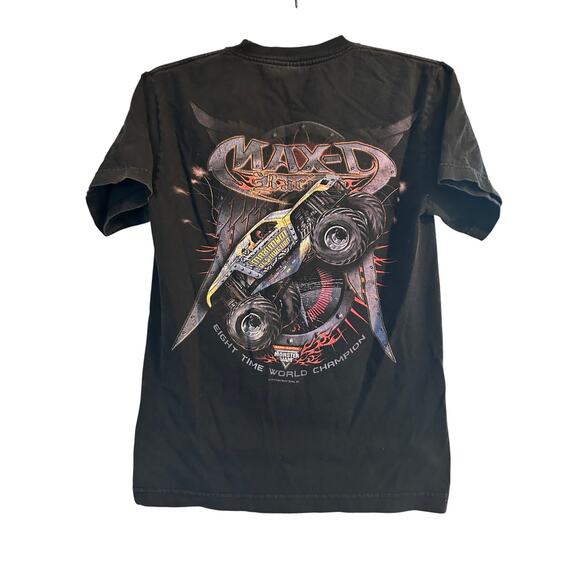 GUC AlStyle Max D Eight Time World Champion Monster Jam Black T Shirt Size Sm - Picture 2 of 6